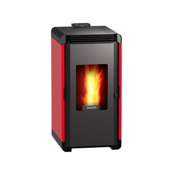 Imagen de Calefactor a pellet  Hera + 9 kW - Rojo