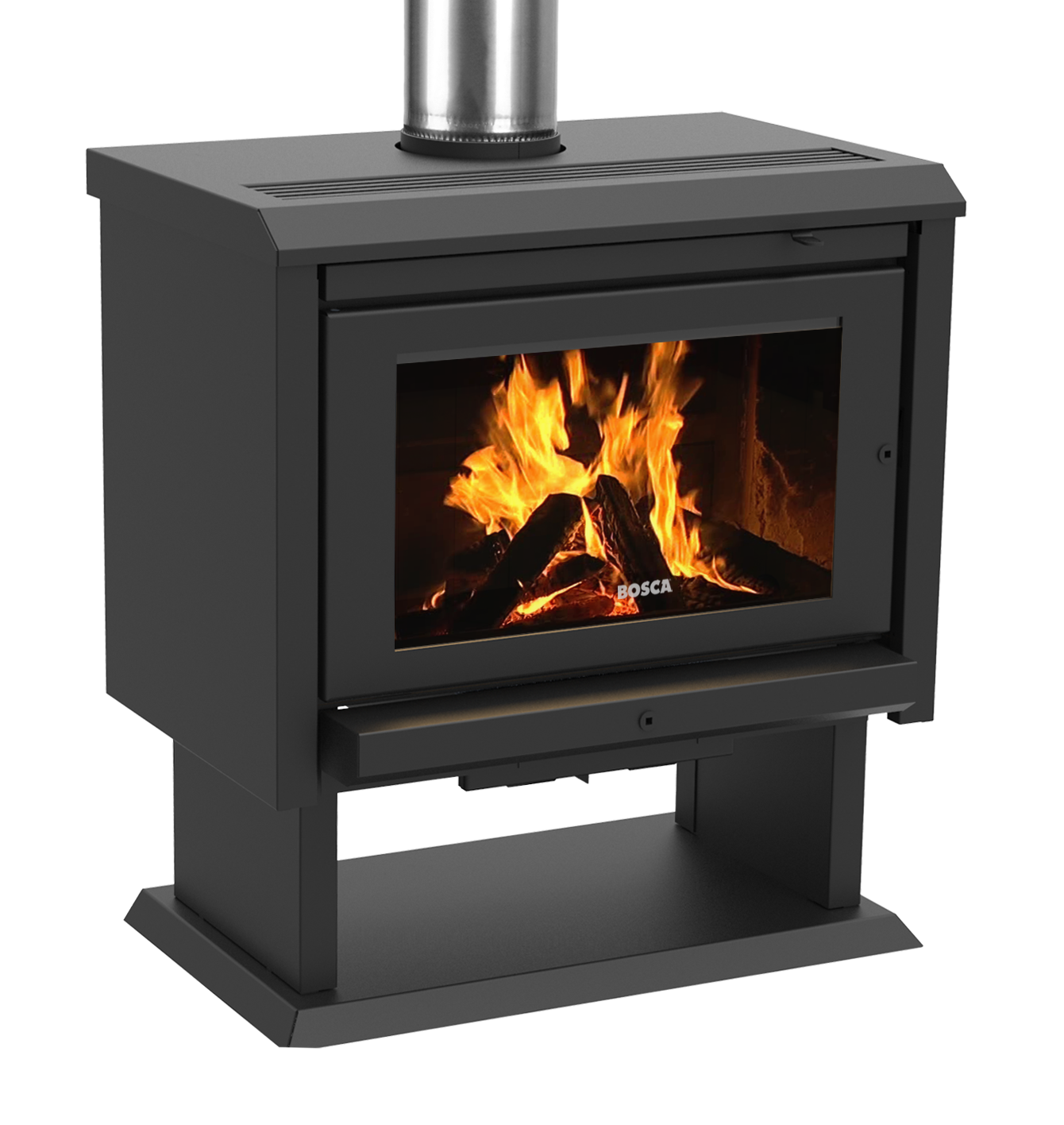Calefactor a Leña, modelo GOLD 800 de 13 Kw