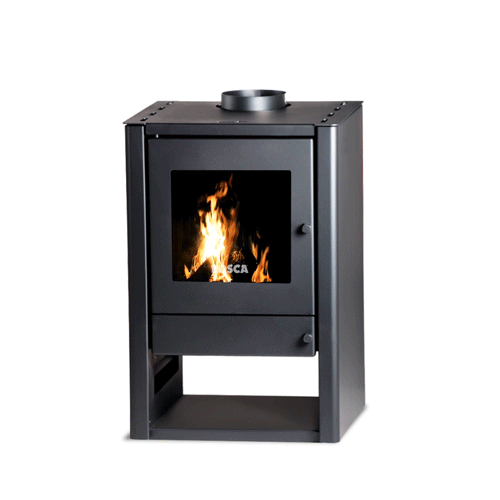 Imagen de Calefactor a leña Gold 380 - Negro 11 kW
